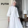 Gamis Pesta Muslimah Gamis Mewah Bawah Mayung Crinkle Airflow,,