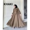 Gamis Pesta Muslimah Gamis Mewah Bawah Mayung Crinkle Airflow,,