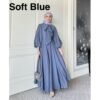 Gamis Pesta Muslimah Gamis Mewah Bawah Mayung Crinkle Airflow,,
